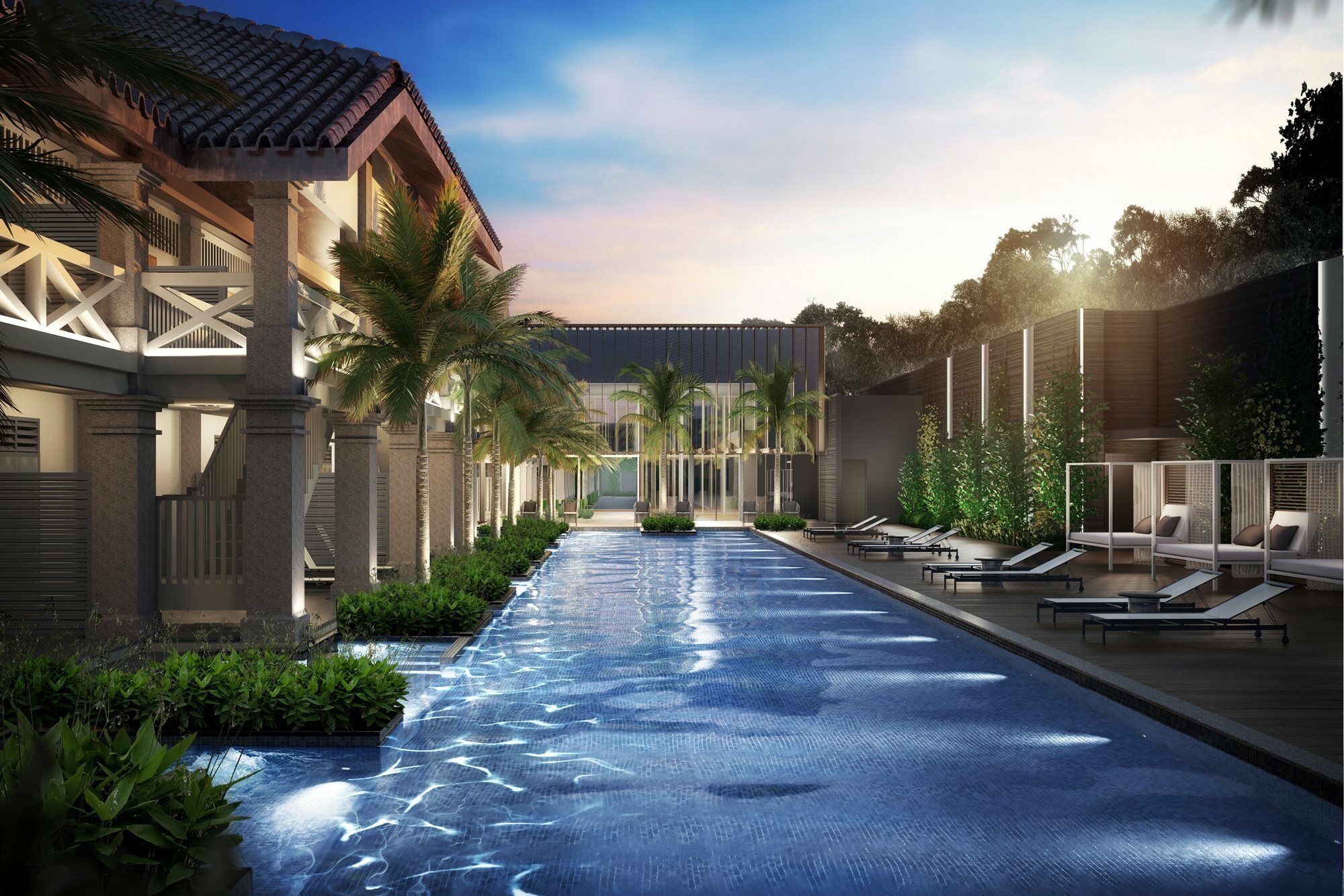 The Barracks Hotel Sentosa By Far East Hospitality Singapura Luaran gambar